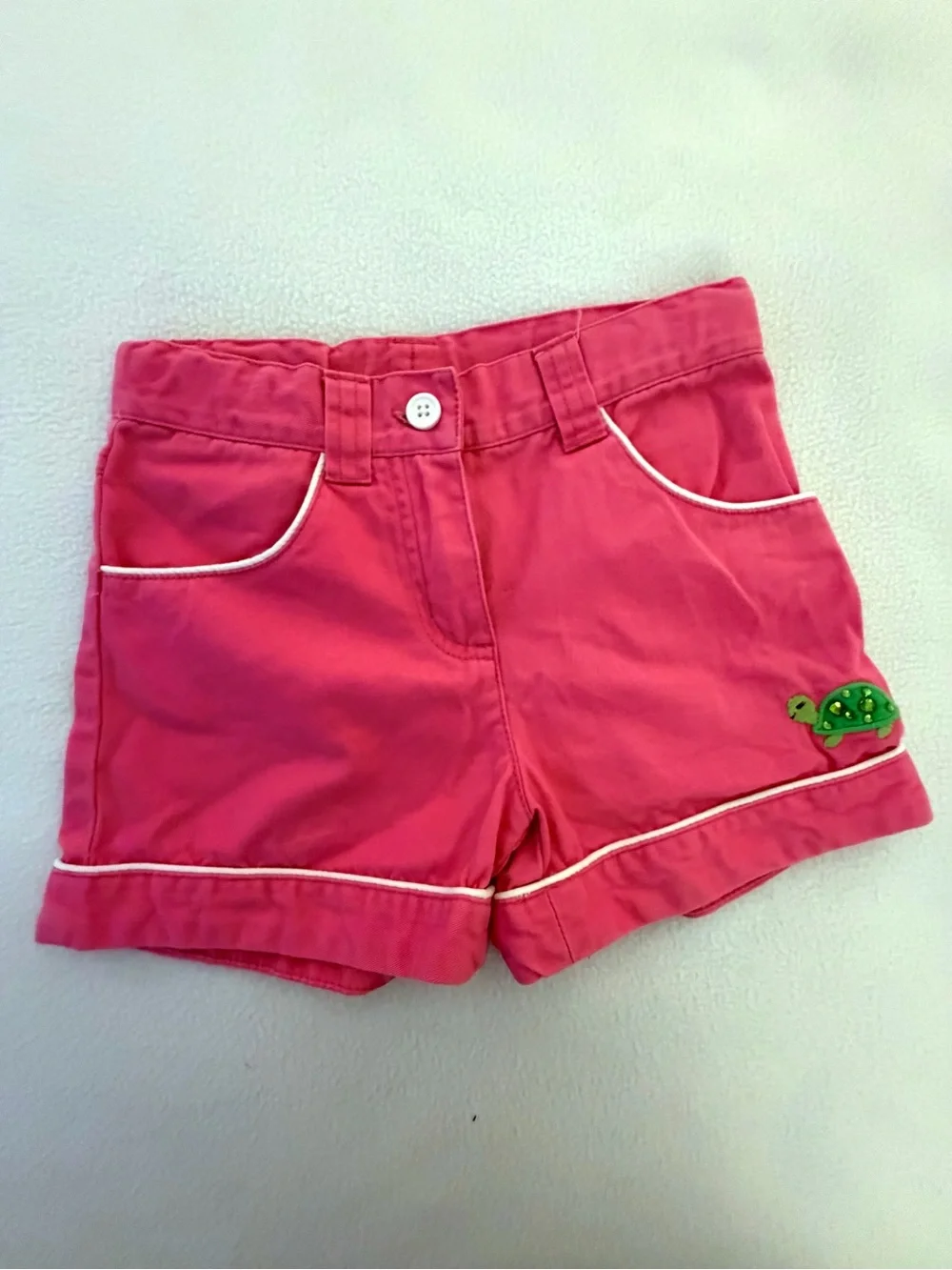 Gymboree Tennis Match Pink Turtle Shorts